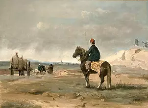 Jean Baptiste Corot - Le fermier de Pithiviers