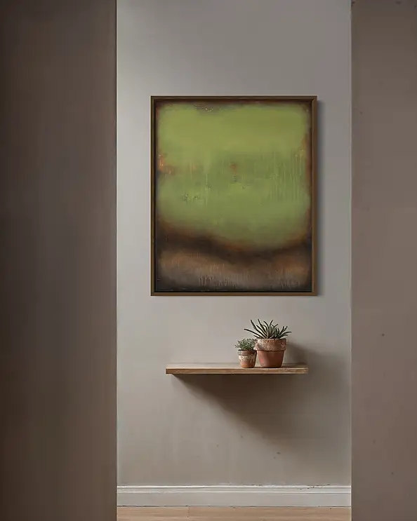 Łukasz Olek, Leave Me At Peace, Acrylic painting - canvas, 60 x 73