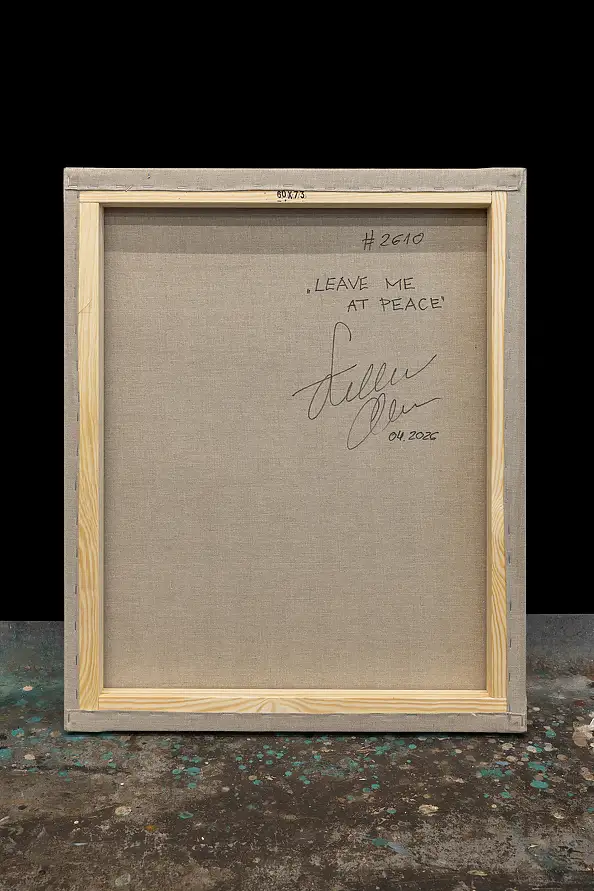 Łukasz Olek, Leave Me At Peace, Acrylic painting - canvas, 60 x 73