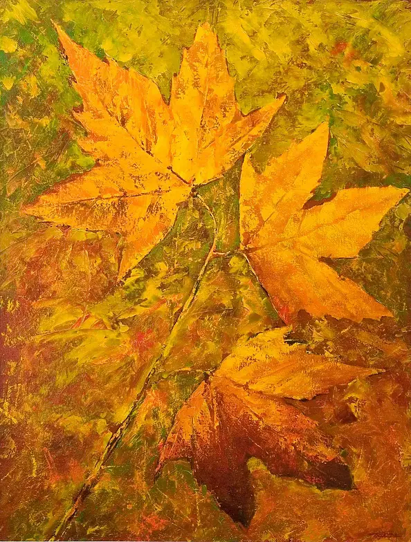 Tadeusz Gazda - leaves II