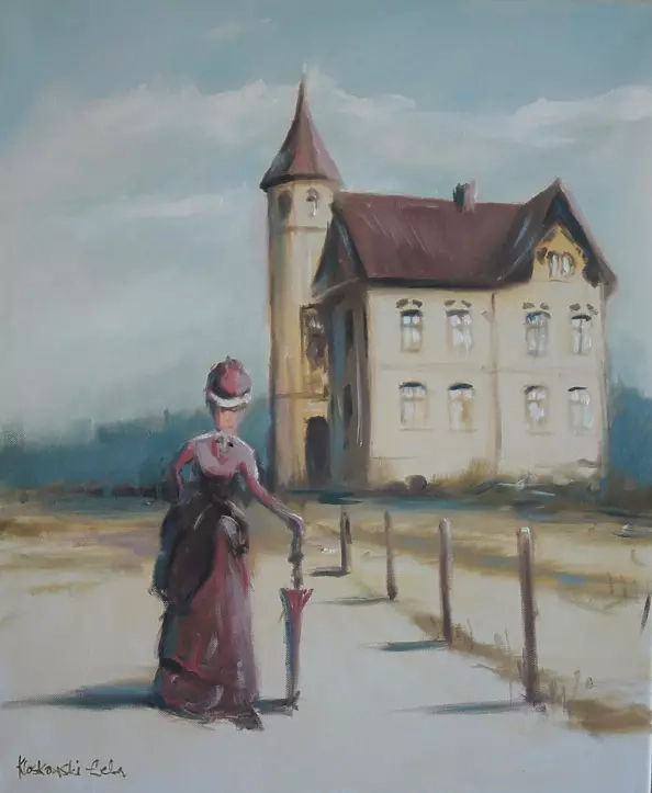 Krzysztof Kloskowski - Łeba, ulica nadmorska - popołudniowy spacer