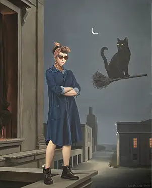 Nataliya Bagatskaya, Fly with me!.., Acrylic painting - canvas, 65 x 80