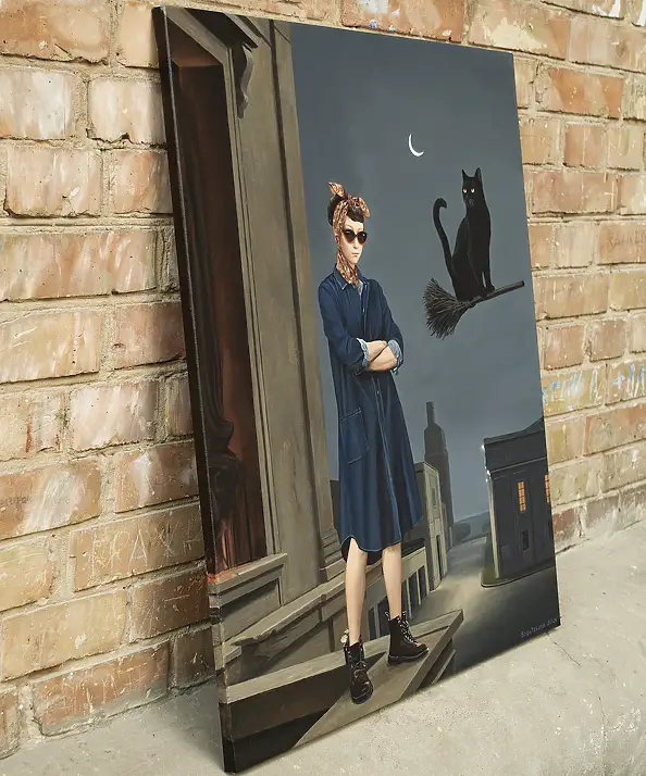 Nataliya Bagatskaya, Fly with me!.., Acrylic painting - canvas, 65 x 80