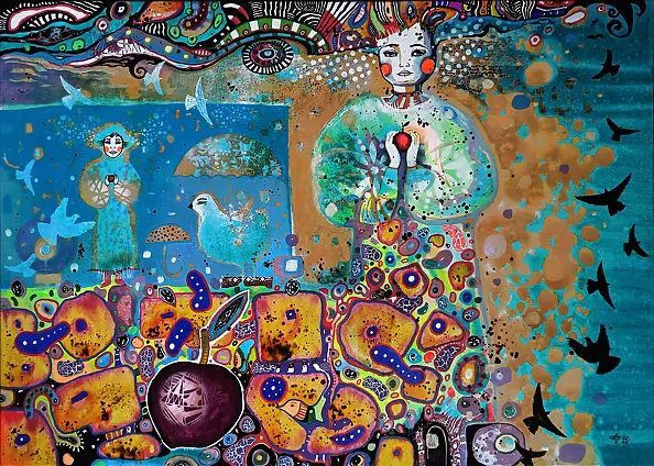 Natalia Pastuszenko - Pigeons are flying