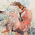 Dariusz Grajek, Leda and the Swan...., Acrylic painting, Oil painting - canvas, 120 x 80