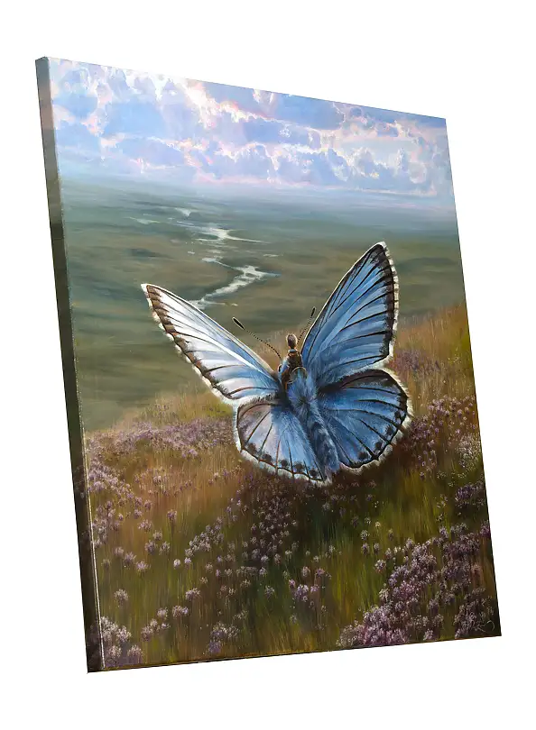 Agata Buczek, Lekko, Obraz olejny - płótno, 100 x 100