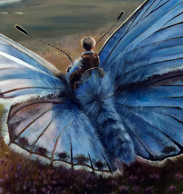 Agata Buczek, Lekko, Obraz olejny - płótno, 100 x 100