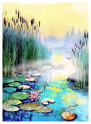 Teresa Kopańska - "A lazy fog was moving over the reeds"