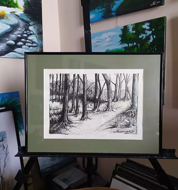 Ryszard Niedźwiedzki - Leśna impresja 1