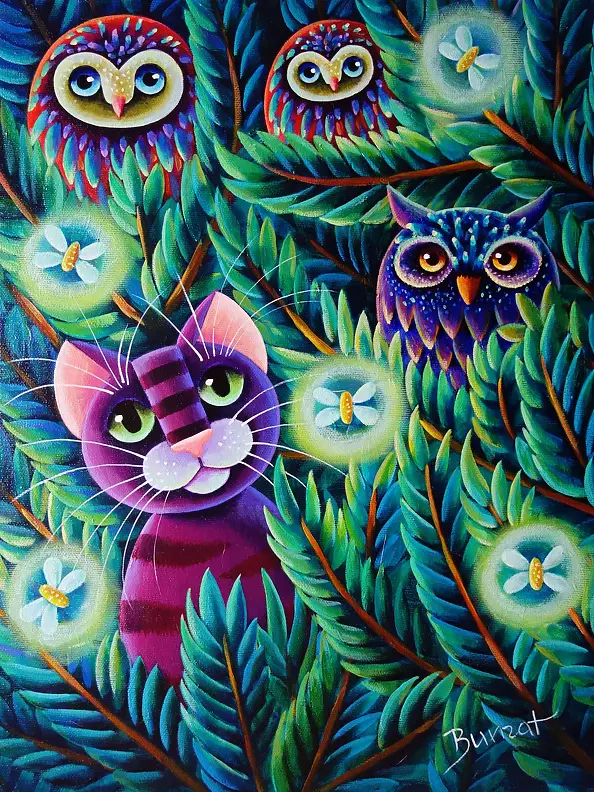 Wiesława Burnat - Leśne światełka