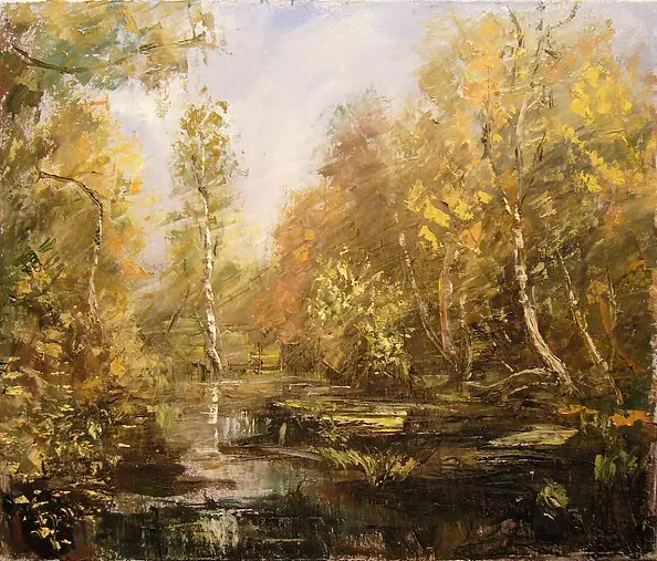 Kazimierz Komarnicki - Leśny staw