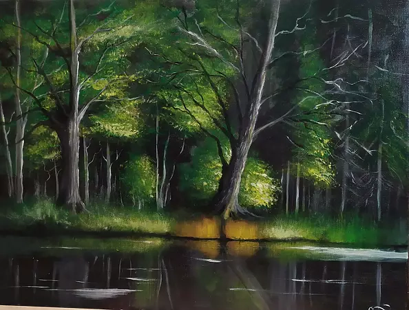 Ryszard Niedźwiedzki - Leśny staw