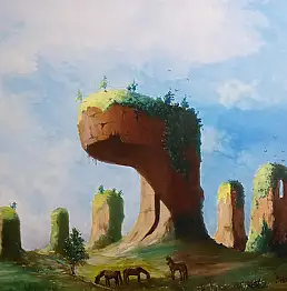 Roman Hnedkovsky, Letni dzień, Obraz olejny - płótno, 60 x 50