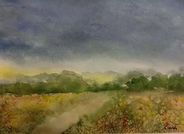 ANNA MECHLIŃSKA - Summer landscape