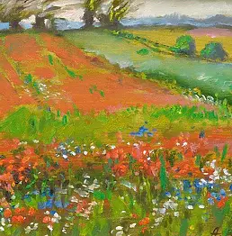 Alojzy Balcerzak - Summer landscape field