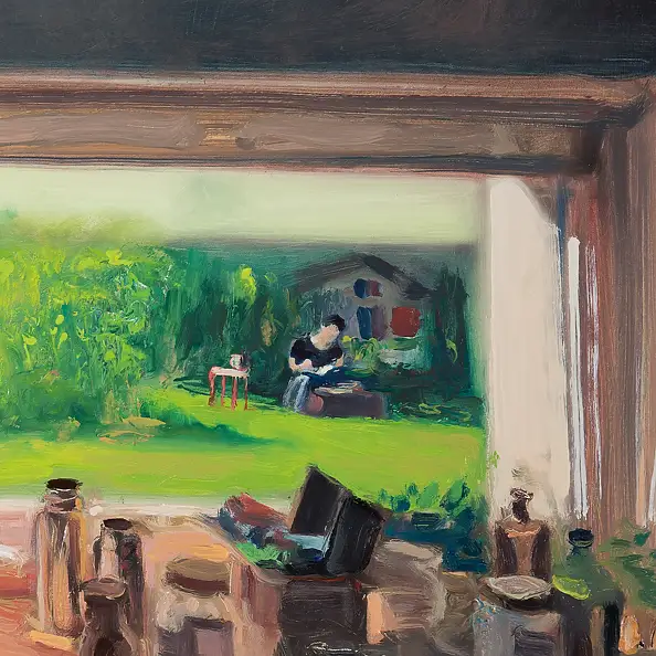 Wojciech Pater, Letnie Światło, Obraz olejny - płyta, 60 x 40
