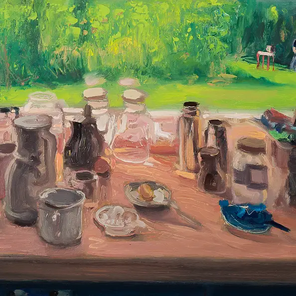 Wojciech Pater, Letnie Światło, Obraz olejny - płyta, 60 x 40