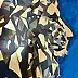 Alicja Walczak, Lion-Power,Victory, Other, Acrylic painting - canvas, 100 x 150