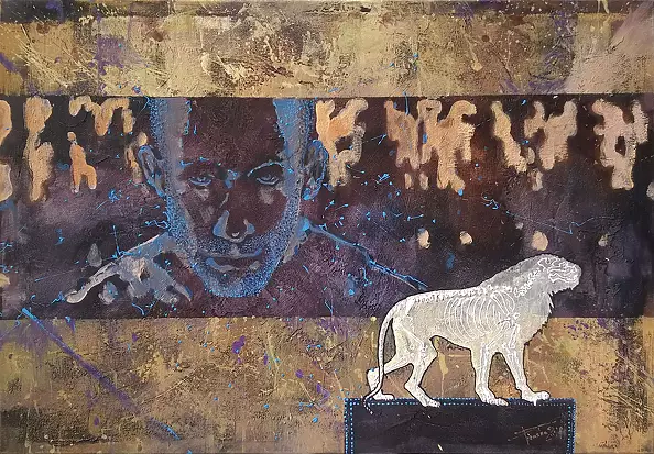 Krzysztof Trzaska - "Lion" from the series "My Zodiac"