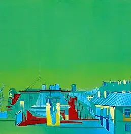 Jelena Połujanowa, Левитация 2 (диптих), Акрилова картина - холст, 100 x 70