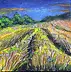 Krystyna Mościszko, Lichitian fields, Acrylic painting - canvas, 50 x 50