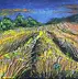 Krystyna Mościszko, Lichitian fields, Acrylic painting - canvas, 50 x 50