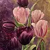 Małgorzata Mutor - Tulipany lila róż