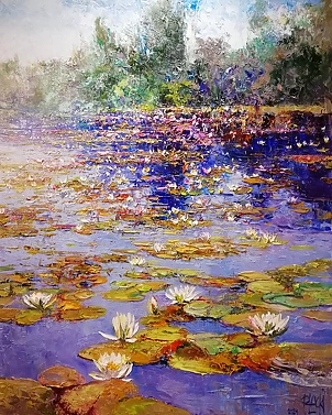 Paweł Łącki - Lilie wodne 