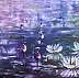 Barbara Korczak - Violet water lilies