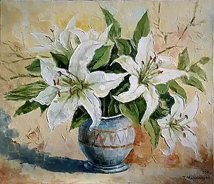 Armenian Art - Lilies