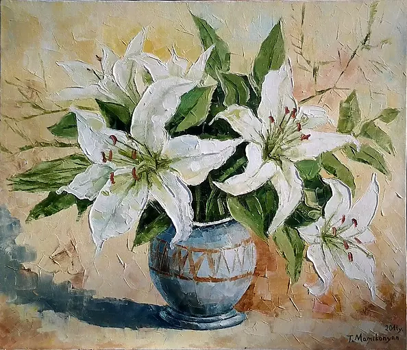 Armenian Art - Lilies