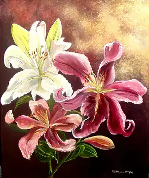 Małgorzata Mutor - Lilie z mojego ogrodu