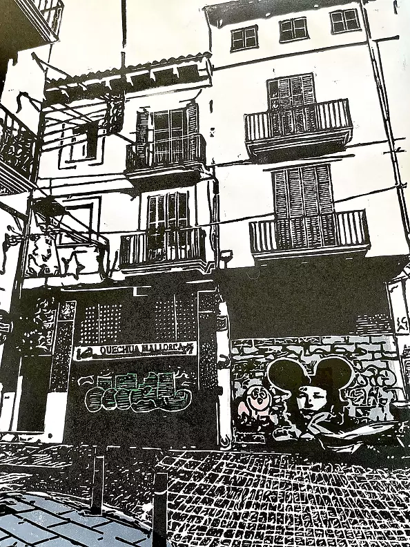 Milena Kowalska - Linocut - "Everyday"