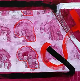Agnieszka Cichanowicz, Июль, Акрилова картина - дошка, 70 x 100