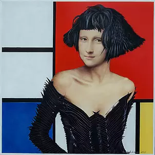 Nataliya Bagatskaya - "Lisa besucht Mondrian-3". Serie „Party“.