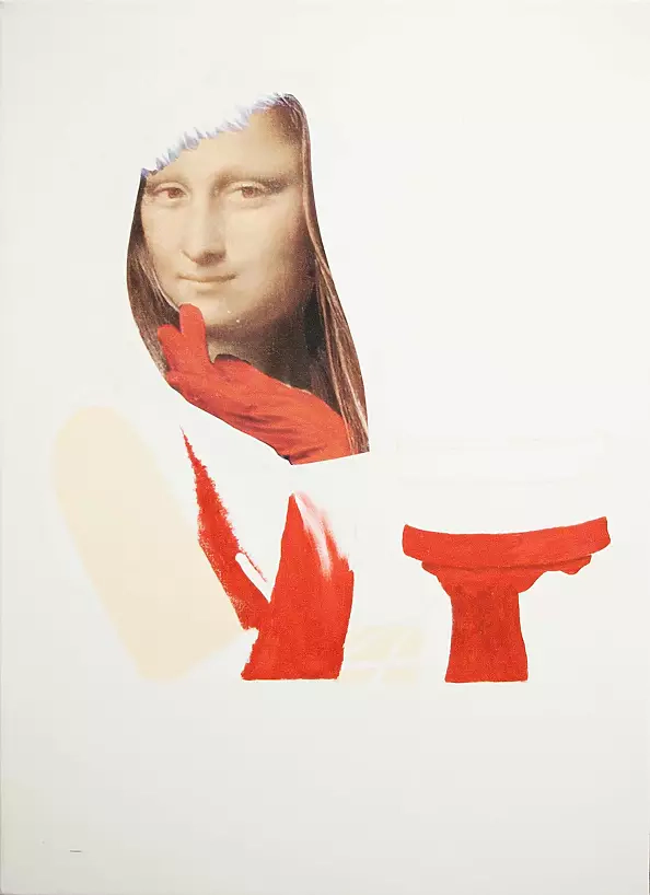 Nataliya Bagatskaya - "Lisa visiting Rothko-9" from the series "Party"