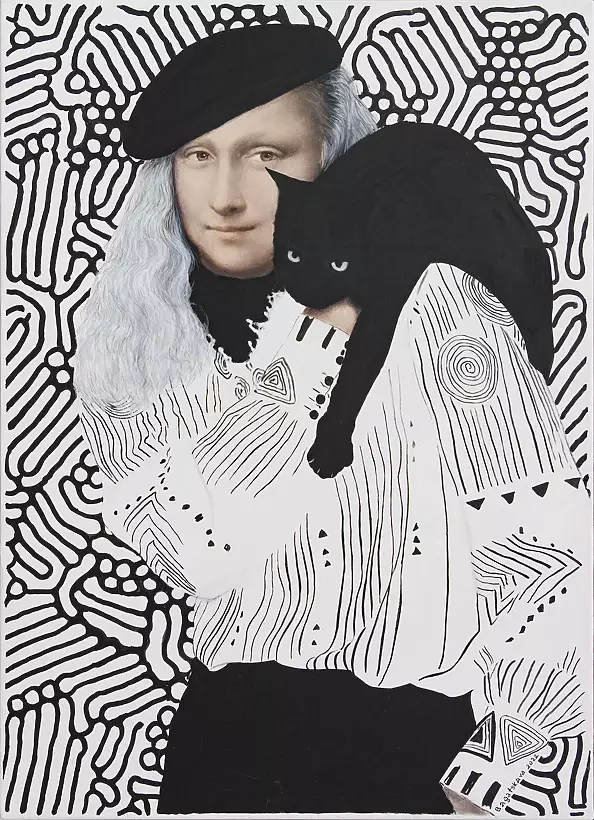 Nataliya Bagatskaya - "Lisa z wizytą u czarnego kota..." z cyklu "Imprezowy styl życia"