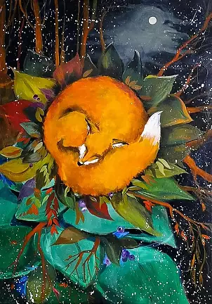 Adriana Laube - "Fox night"