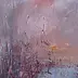 Barbara Przyborowska - November evening at the lake