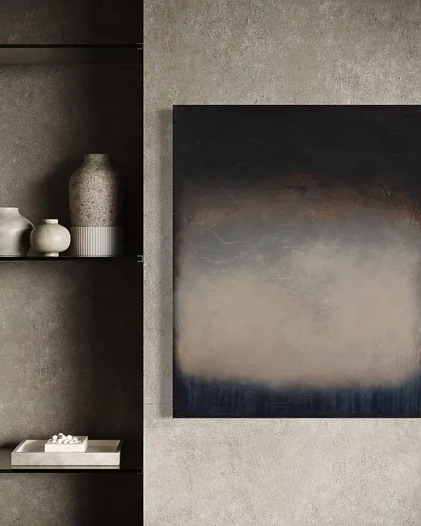 Łukasz Olek, Little Black Cloud, Obraz akrylowy - płótno, 60 x 73