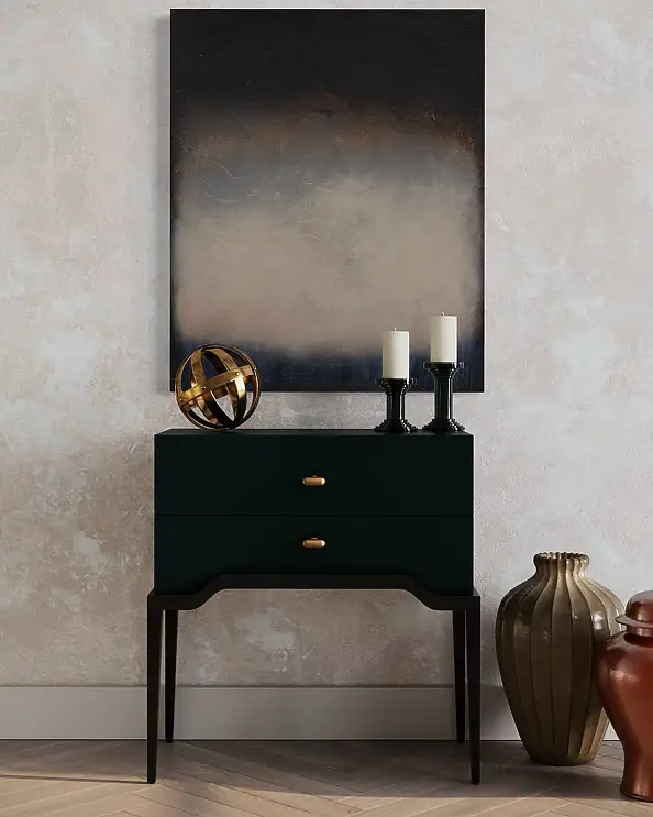 Łukasz Olek, Little Black Cloud, Obraz akrylowy - płótno, 60 x 73