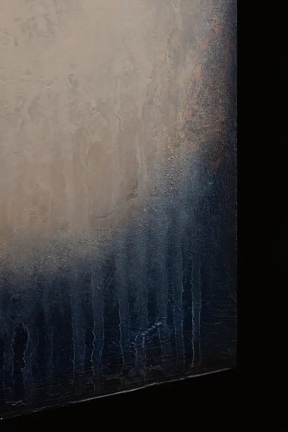 Łukasz Olek, Little Black Cloud, Obraz akrylowy - płótno, 60 x 73