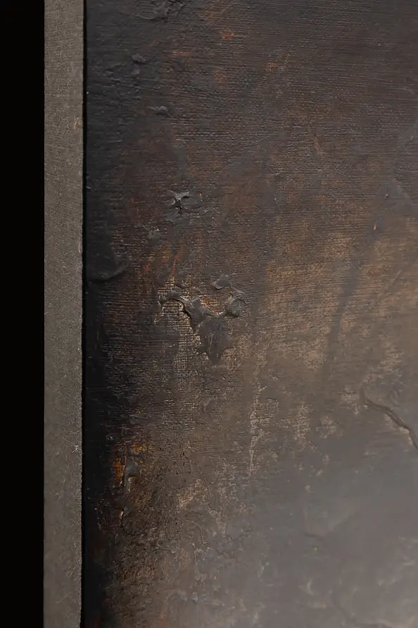 Łukasz Olek, Little Black Cloud, Obraz akrylowy - płótno, 60 x 73