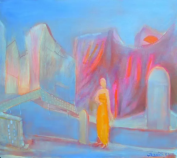 Michelangelo Mandich - The streets along the canals