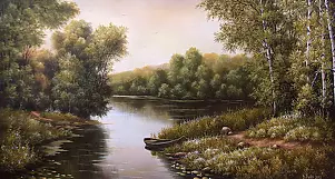 Vitali Rusko - Boat near the shore.