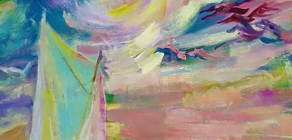 Anna Borcz - Kashubian boats under sails