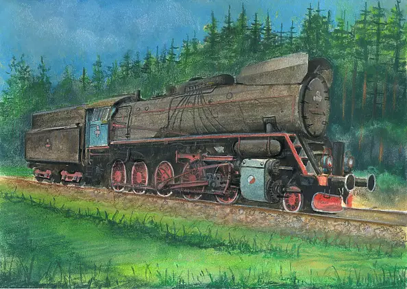 Grzegorz Magner - Steam locomotive Ty-51