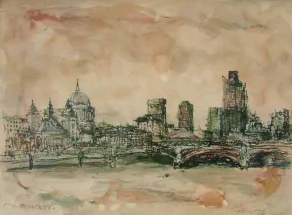 Jacek Kamiński - London- The Thames view