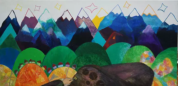 Michał Kostewicz - Flight in the mountains