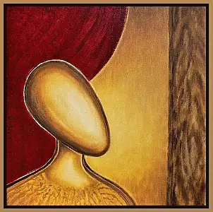 Zbigniew Suwała, Love Peace and Prejudice, Oil painting - canvas, 35 x 35
